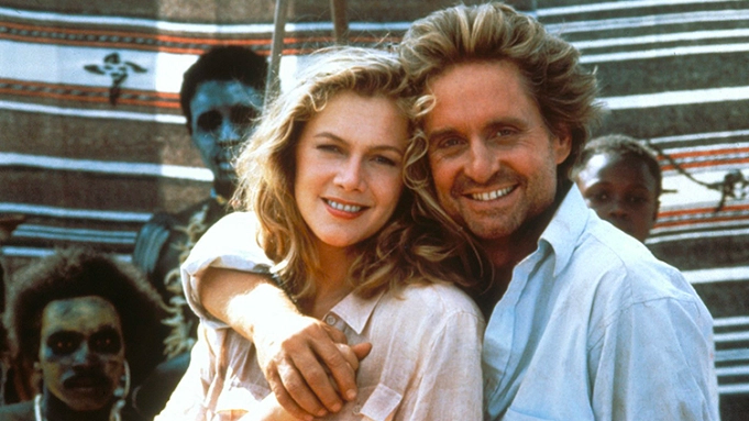 Turner and Douglas had an on-set romance while filming ‘Romancing the Stone’
